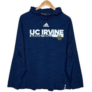 Adidas Navy Blue UC Irvine Basketball Hoodie
